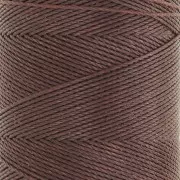 Linhasita waxed thread spool for micro macramé 0.75 mm - Cocoa (667) x228m