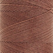 Linhasita waxed thread spool for micro macramé 0.75 mm - Light brown (790) x228m