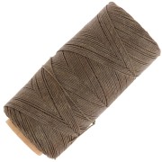 Linhasita waxed thread spool for micro macramé 0.75 mm - Dark khaki (844) x228m|raw }}