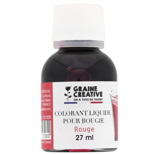 Liquid candle dye - Red x27ml