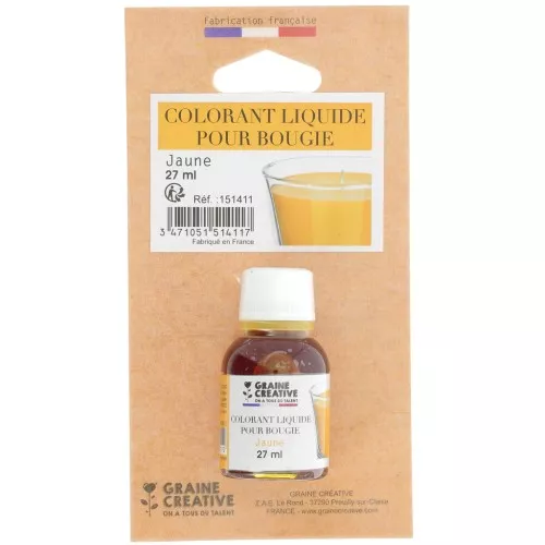Liquid Candle Colorant Yellow x27ml