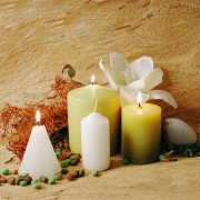 Candle wax vegetal natural x400g