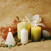 Candle wax vegetal natural x400g