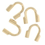 Wire protectors 0.7 mm - Gold-plated 3 microns x6