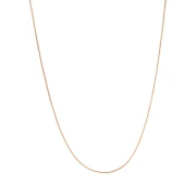 Serpentine chain 1.1 mm - Fine gold plated x42cm