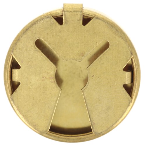 Button covers to customize - 22 mm - Brass x1