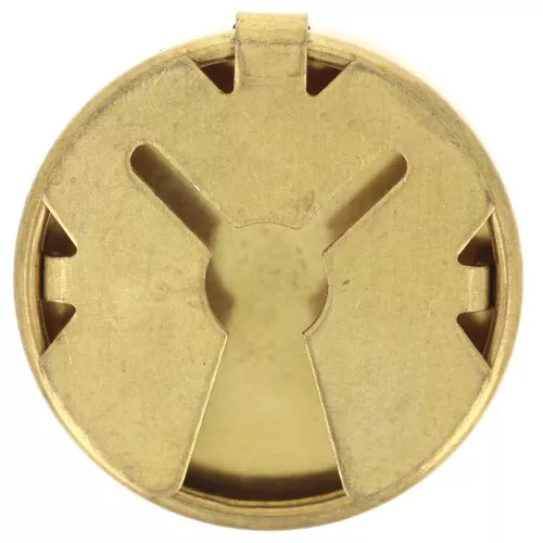 Button covers to customize - 22 mm - Brass x1