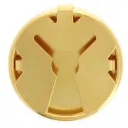 Customizable Button Covers - 22 mm - Fine gold plated x1