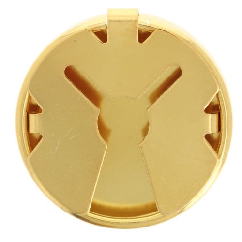 Customizable button caps for 20mm cufflinks - Fine gold plated x1