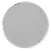 Button cover to customize - 22mm Silver Plating Fine x1