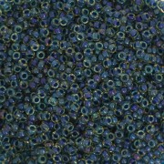 Seed beads Miyuki 15/0 1826 - Midnight Blue Lined Topaz AB x8g