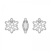 PureCrystal Edelweiss 6748 14mm Crystal AB x1