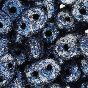 SuperDuo 2.5x5mm Tweedy Blue x10g|raw }}