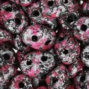 SuperDuo 2.5x5mm Tweedy Pink x10g