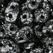 SuperDuo 2.5x5mm Tweedy Silver x10g|raw }}