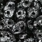 SuperDuo 2.5x5mm Tweedy Silver x10g