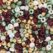 Seed beads mix Miyuki 8/0 - Jingle Bells x8g