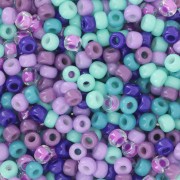 Seed beads mix Miyuki 8/0 - Purple Mint x8g