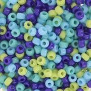 Green - Mix de rocailles Miyuki 8/0 - Total Turquoise x8g Mix de rocailles Miyuki 8/0 - Total Turquoise x8g