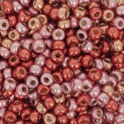 Seed beads mix Miyuki 8/0 - Duracoat Galvanized Pink Confetti x8g