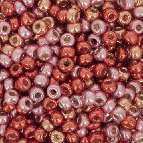 Seed beads mix Miyuki 8/0 - Duracoat Galvanized Pink Confetti x8g