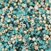 Seed beads mix Miyuki 11/0 - Indian Blue x8g