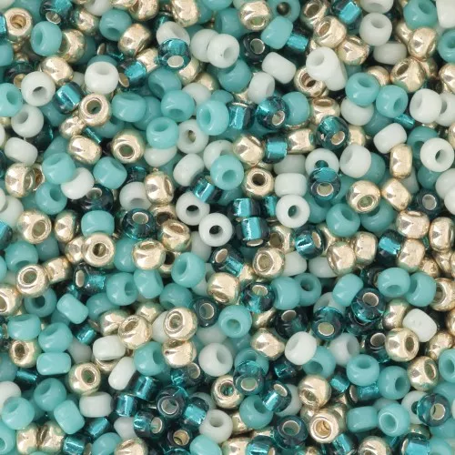 Seed beads mix Miyuki 11/0 - Indian Blue x8g