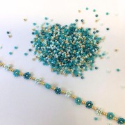 Seed beads mix Miyuki 11/0 - Indian Blue x8g