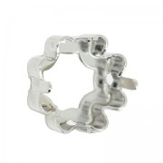 Cabochon setting PureCrystal 4785 Clover-shaped 14mm rhodium x1