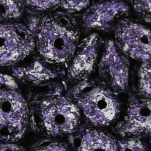 SuperDuo 2.5x5mm Tweedy Violet x10g