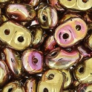 SuperDuo 2.5x5mm Crystal California Pink x10g|raw }}