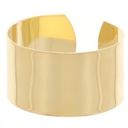 30x150mm Brass Bracelet - Fine gold plated x1|raw }}