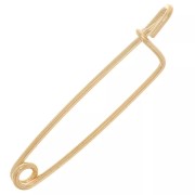 Safety pin brooch - for jewelry 31 mm - Gold x1|raw }}