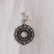 Earstuds to clips 19x5 mm - Silver x2