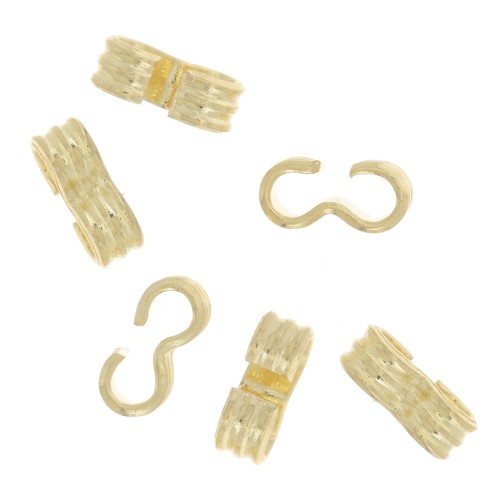 Double connector Quick Links 5.5x2 mm Gold x65