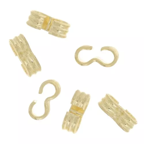 Double connector Quick Links 5.5x2 mm Gold x65