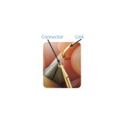 Double connector Quick Links 5.5x2 mm Gold x65