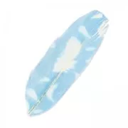 Feathers with Feathers prints 11 cm Blue/White x5