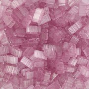 Miyuki Half Tila Beads 5x2.3x1.9mm HTL-2597 - Silk Pale Dusty Rose x10g|raw }}