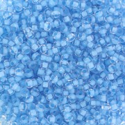 Preciosa Seed beads 11/0 2 mm - Crystal Blue Lined x20g