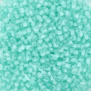 Preciosa Seed beads 11/0 2 mm - Crystal Green Lined x20g