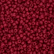 Preciosa Seed beads 11/0 2 mm - Opaque Red Coral x20g