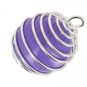 Ball for pregnancy pendant ball 18 mm Lilac x1