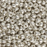Preciosa Seed beads 8/0 3 mm - Terra Metallic Beige x20g