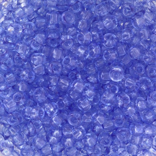 Preciosa Seed beads 8/0 - 3 mm - Solgel - Blue 2 Dyed Crystal x20g