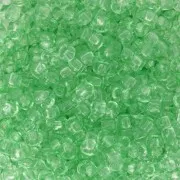 Preciosa Seed beads 8/0 - 3 mm - Solgel - Light Green 2 Dyed Crystal x20g