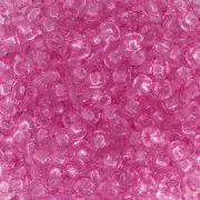 Preciosa Seed beads 8/0 - 3 mm - Solgel - Pink 2 Dyed Crystal x20g