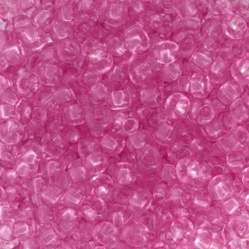 Preciosa Seed Beads 8/0 - 3 mm - Solgel - Pink 2 Dyed Crystal x20g