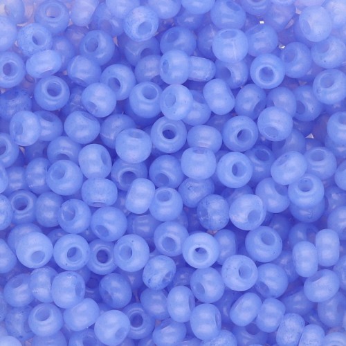 Preciosa Seed beads 8/0 3 mm - Solgel - Blue 2 Dyed Alabaster x20g
