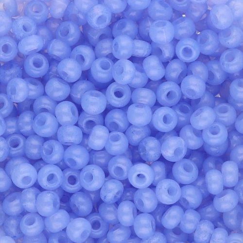 Preciosa Seed Beads 8/0 3 mm - Solgel - Blue 2 Dyed Alabaster x20g